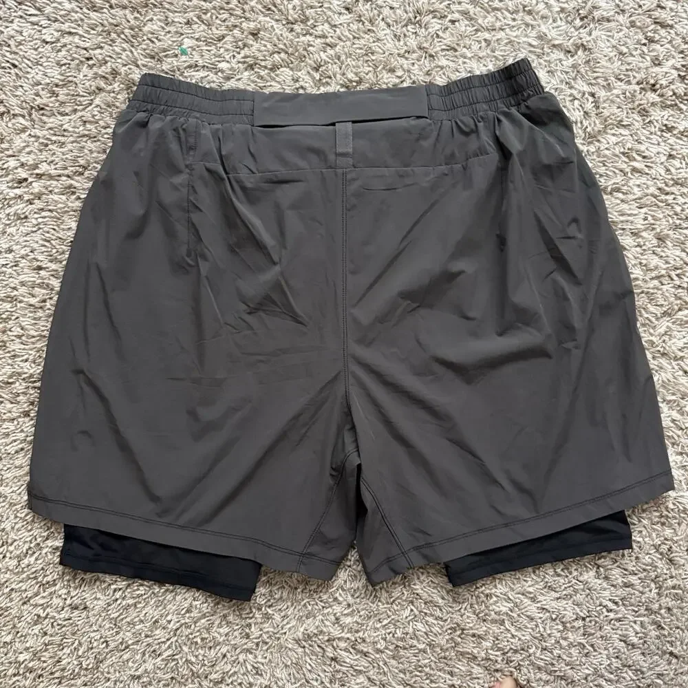 Represent 247 Team Brown Lined Athletic Shorts Performance Stretch Mens Size XXL